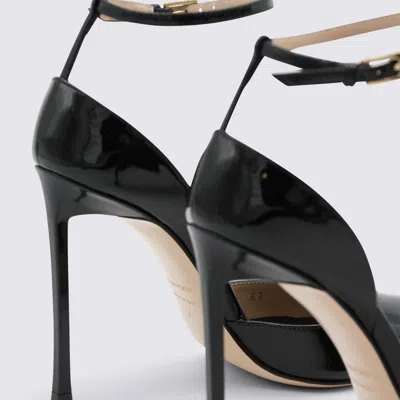 Tom Ford Black Leather Pumps In Multi
