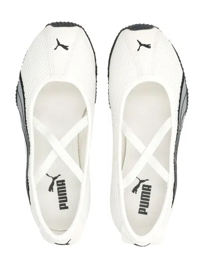 Puma Women S H-street Ballet Sneakers Warm In White