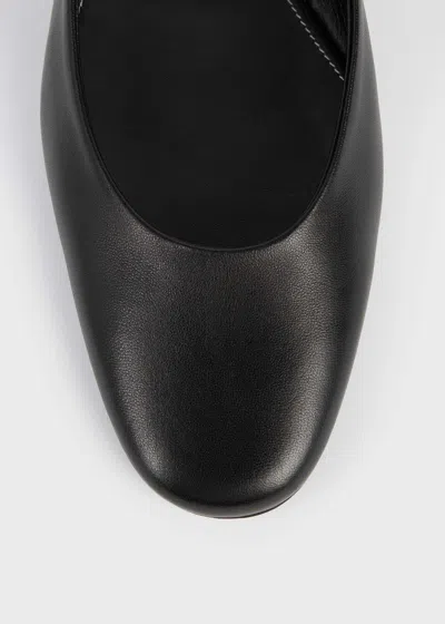 Totême Nappa Leather Slingback Mary Jane Ballerina Flats In Multi