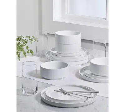 The Cellar Morgan Stackable 12-pc. Dinnerware Set, Service For 4 In White