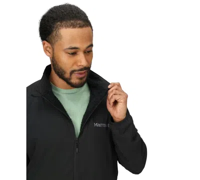 Marmot Men's Primaloft Half-zip Pull-on Jacket In Black