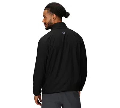 Marmot Men's Primaloft Half-zip Pull-on Jacket In Black