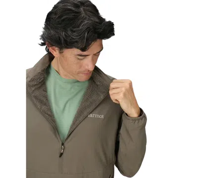 Marmot Men's Primaloft Half-zip Pull-on Jacket In Nude