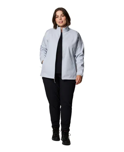 Columbia Plus Size Kruser Ridge Iii Softshell Jacket In Blue