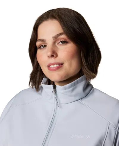 Columbia Plus Size Kruser Ridge Iii Softshell Jacket In Blue