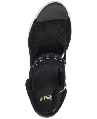 Ash Diva Slingback Platform Sandal In Black