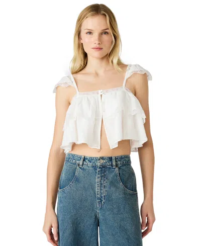 Steve Madden Leta Top In White