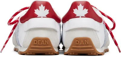 Dsquared2 Dc-642 Denim Panelled Trainers In Multi