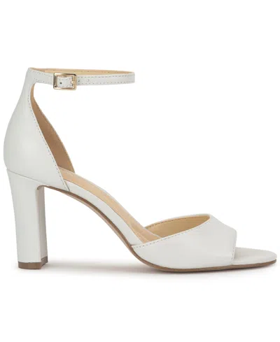 Jessica Simpson Luxcilla Block Heel Sandal In White