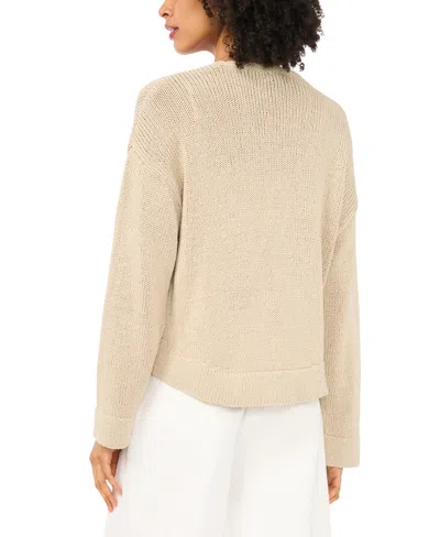 1.state Tie Front Cardigan In Brown