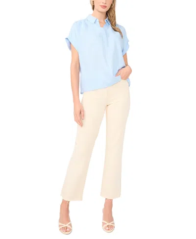 1.state Collared Top In Blue