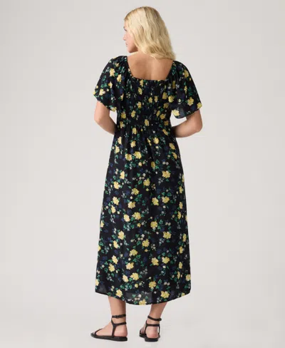 Levi's Amara Column Midi Dress In Black