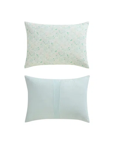 Laura Ashley Quartet Washed Microfiber 7-pc. Comforter Set, King In Green