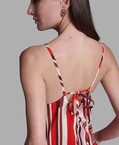 Bcbg Stripe Cotton Maxi Dress In Multi