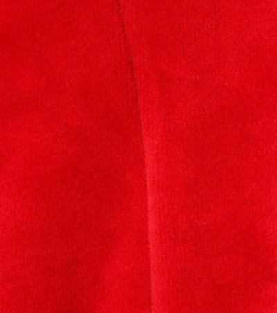 Shop Vetements X Juicy Couture Velour Top In Red