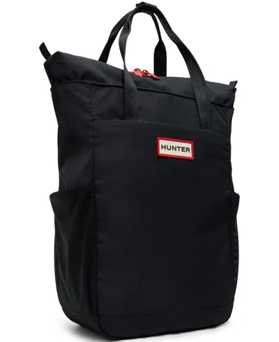 Hunter Men's Explorer Messenger Backpack In Black