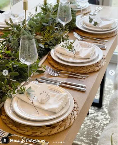 Denby Natural Canvas 4 Piece Place Setting In Multi