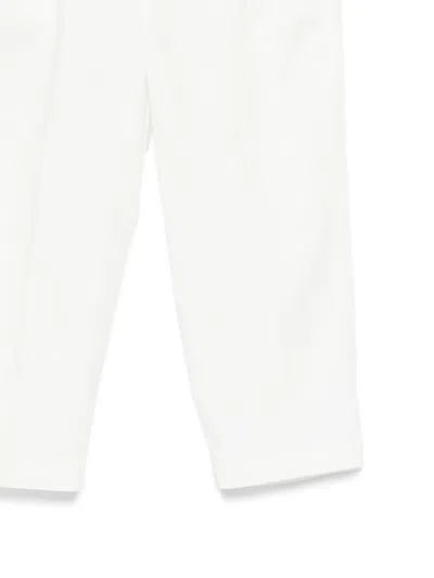 Siola Button Trousers In White