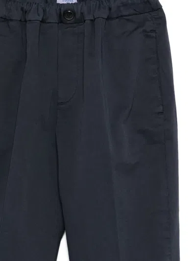 Siola Button Pleated Trousers In Blue