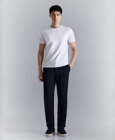 Mango Slim Fit Comfort Stretch T-shirt In White