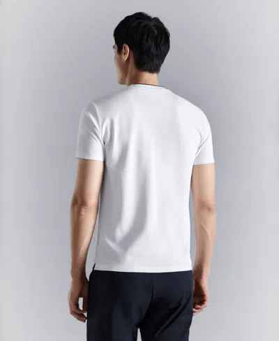 Mango Slim Fit Comfort Stretch T-shirt In White
