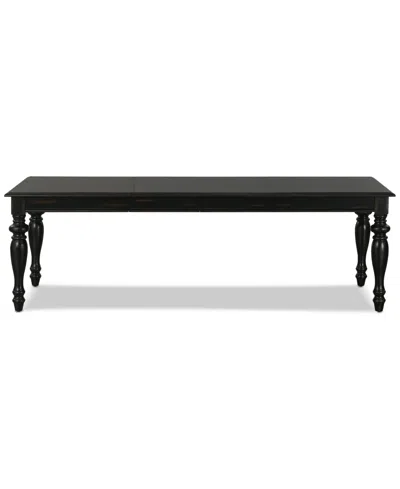 Macy's Daria Rectangular Dining Table, Created For  In Black