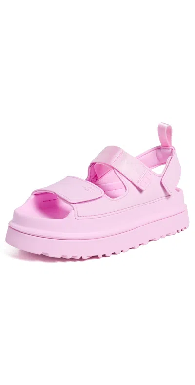 Ugg Sandals Open Toe Platform Sole Pull Tab