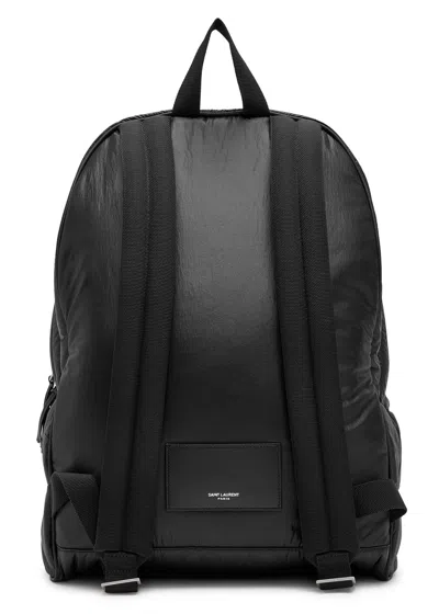 Saint Laurent Urban Style Backpack Featuring Multiple Elements In Black