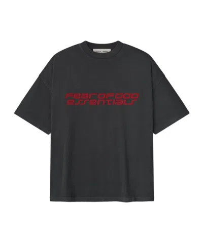 Essentials 90s Logo-print T-shirt In Gray