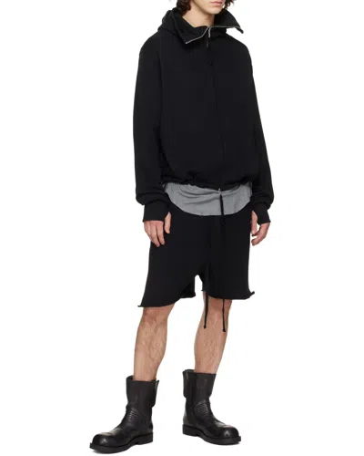 Thom Krom Strap Bermuda Shorts In Black