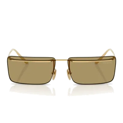 Prada Rectangular Sunglasses In Blue