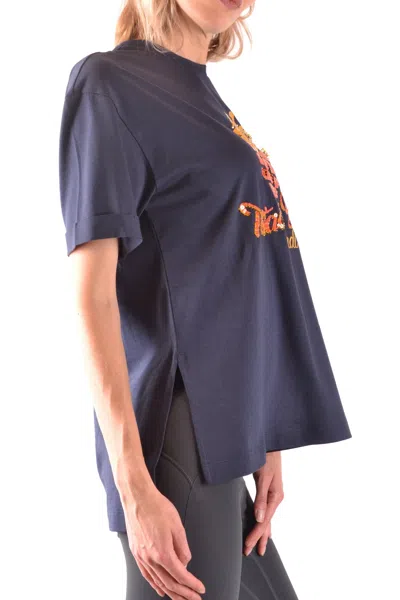 Fendi Tshirt Short Sleeves In Blue