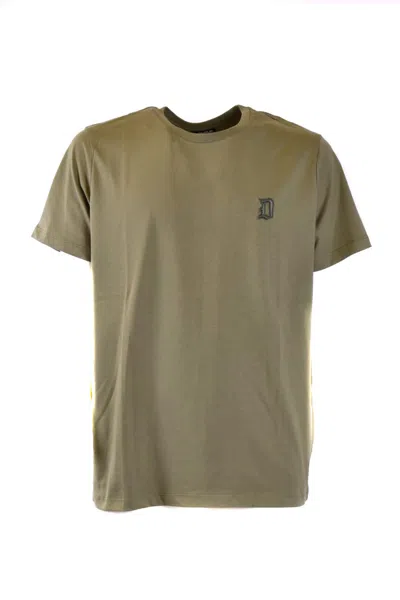 Dondup Crew Neck T-shirt In Green