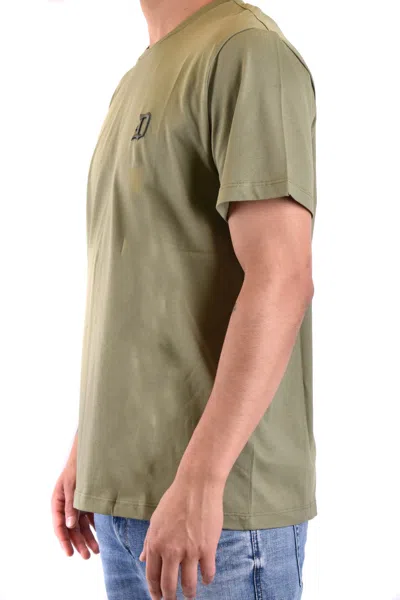 Dondup Crew Neck T-shirt In Green