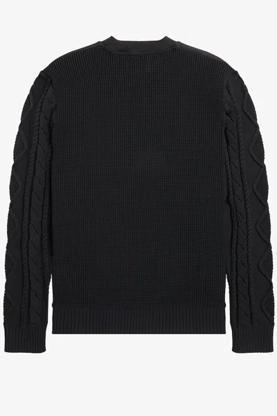 Fred Perry Sweatshirt Black In Black