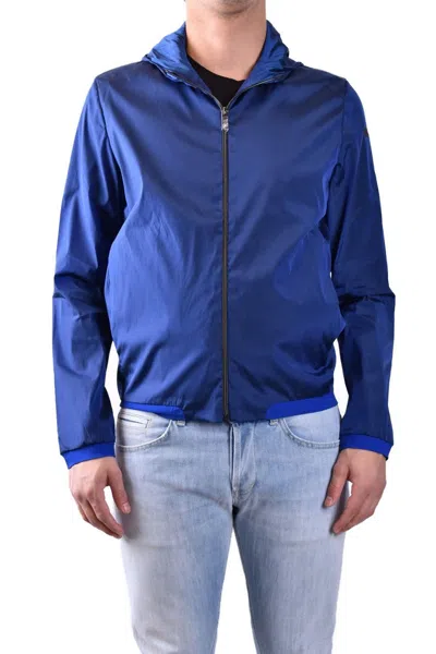 Rrd Fitted Blue Zip-up Sweatshirt In Blue