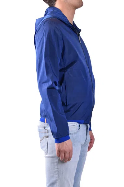 Rrd Fitted Blue Zip-up Sweatshirt In Blue