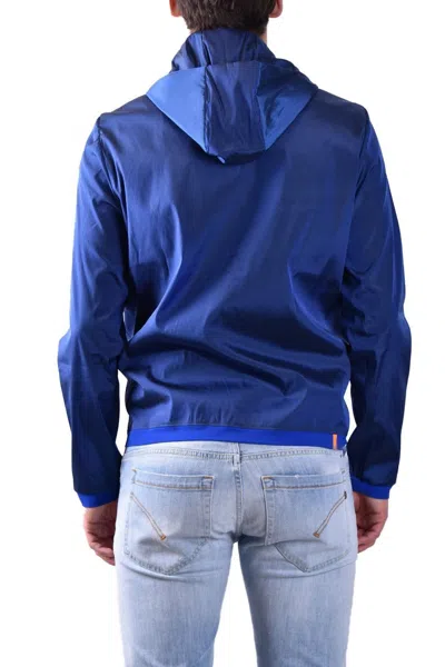 Rrd Fitted Blue Zip-up Sweatshirt In Blue