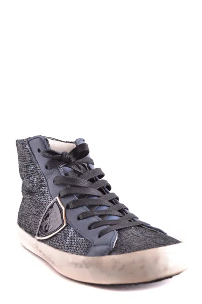 Philippe Model High Top Sneakers Blue In Blue