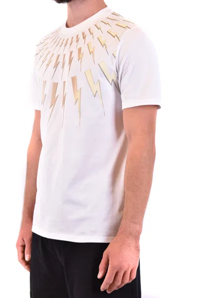 Neil Barrett Pattern Printed T-shirt In White