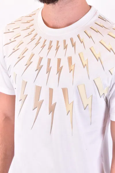 Neil Barrett Pattern Printed T-shirt In White