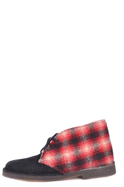 Clarks Bootie Red In Multi