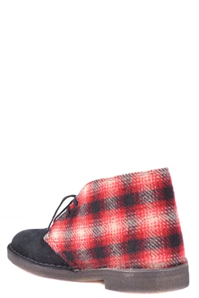 Clarks Bootie Red In Multi