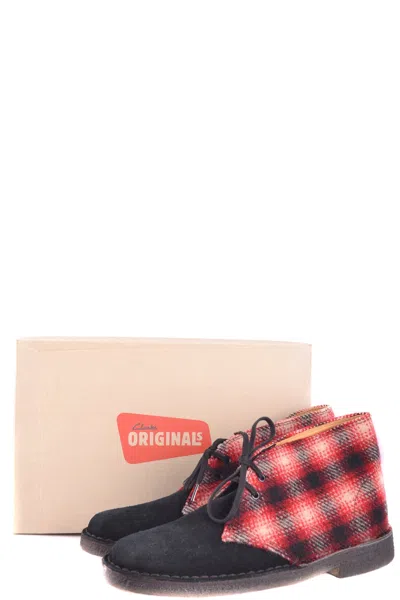 Clarks Bootie Red In Multi