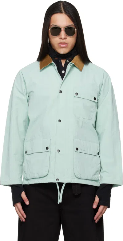 Barbour Modified Solway Showerproof Jacket In Blue