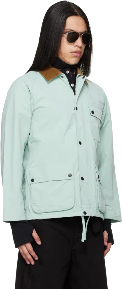 Barbour Modified Solway Showerproof Jacket In Blue