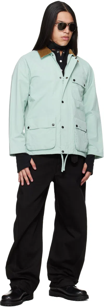 Barbour Modified Solway Showerproof Jacket In Blue
