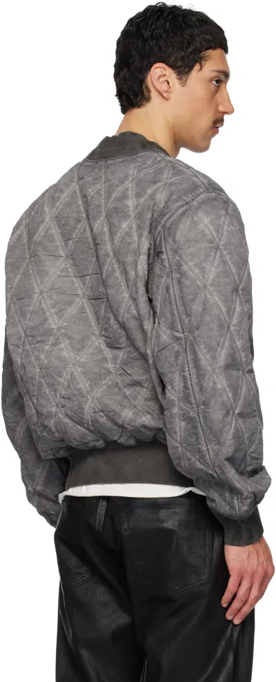 Diesel J-type-treat Diamond-quilted Cotton Blend Jacket In Multi
