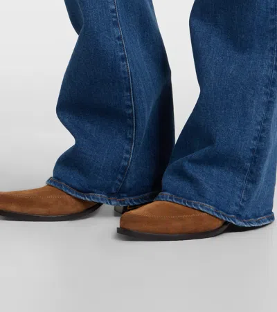 Veronica Beard Beverly Flared Jeans In Blue