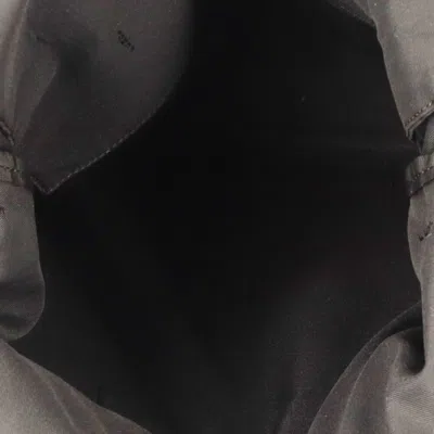 Pre-owned Fendi Black Multi-color Nylon Leather Backpack ()